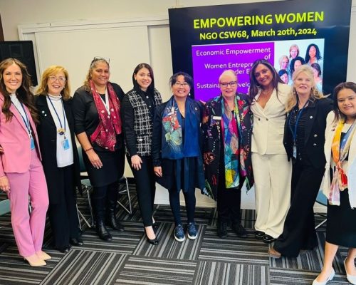 forum speakers l r tiffany, sylvana, joslyn, samin, deggi, carol, geeta, terese. sweta.